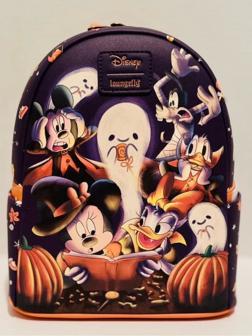 Loungefly Disney NWT Halloween Mickey & Friends Ghost Story Mini Backpack